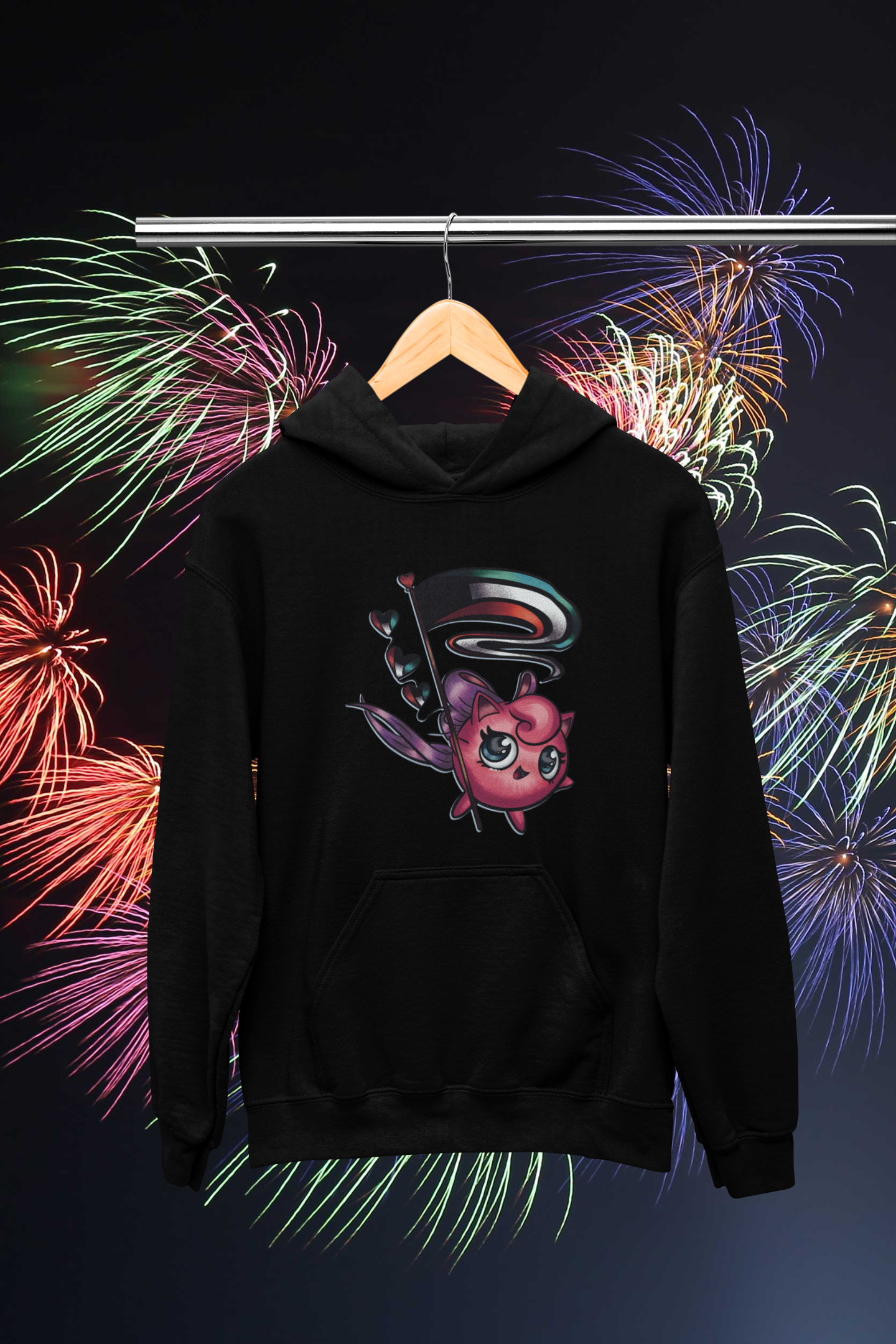 Jiggly Puff Kuwaiti themed hoodie