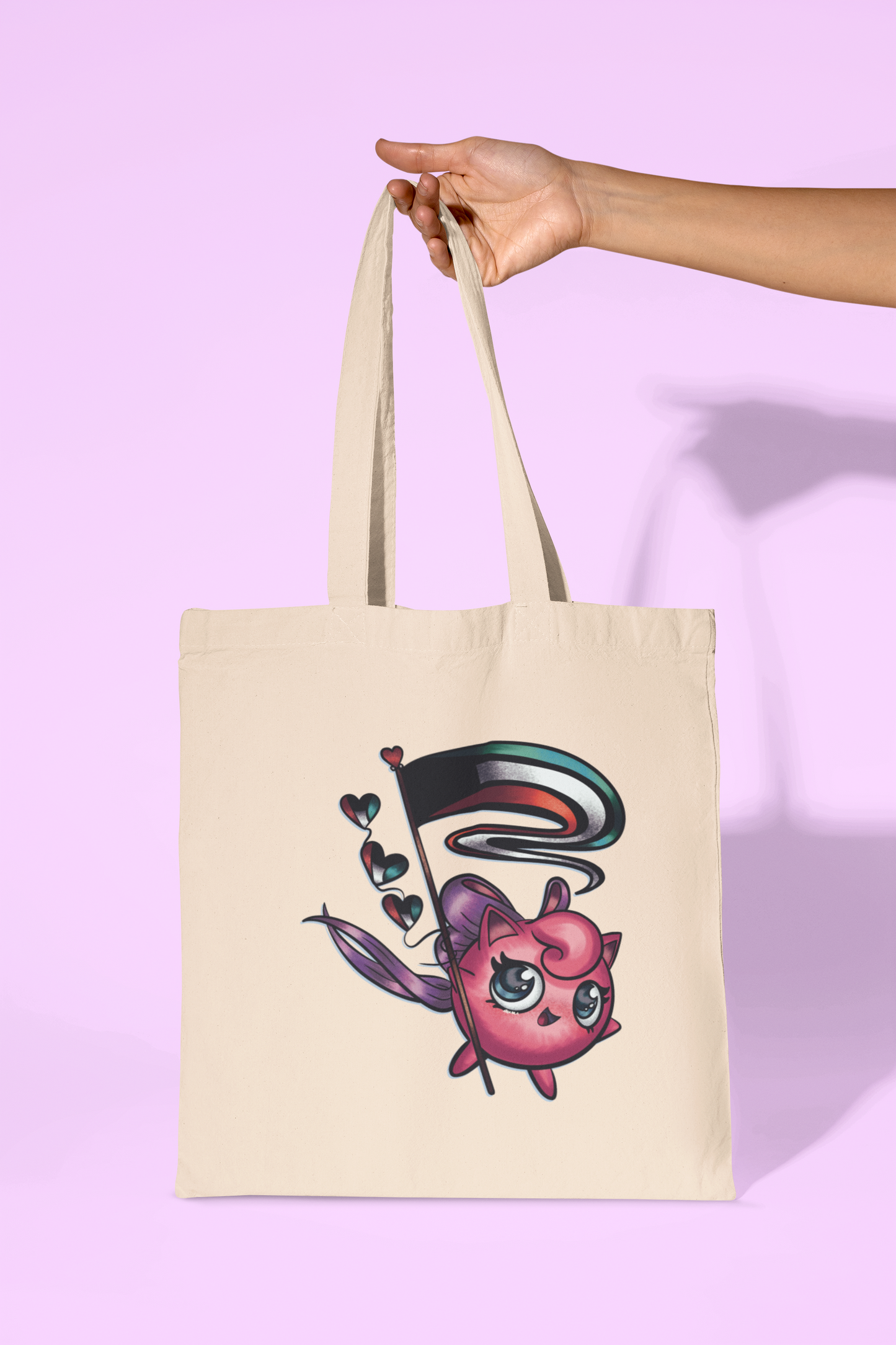 Jiggly Puff Kuwaiti themed tote bag