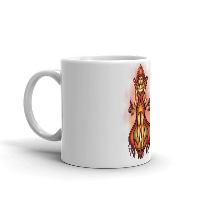 Flame princess mug