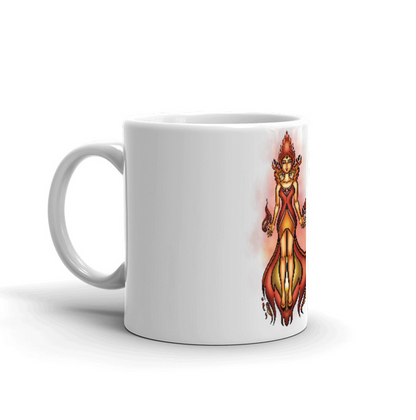 Flame princess mug