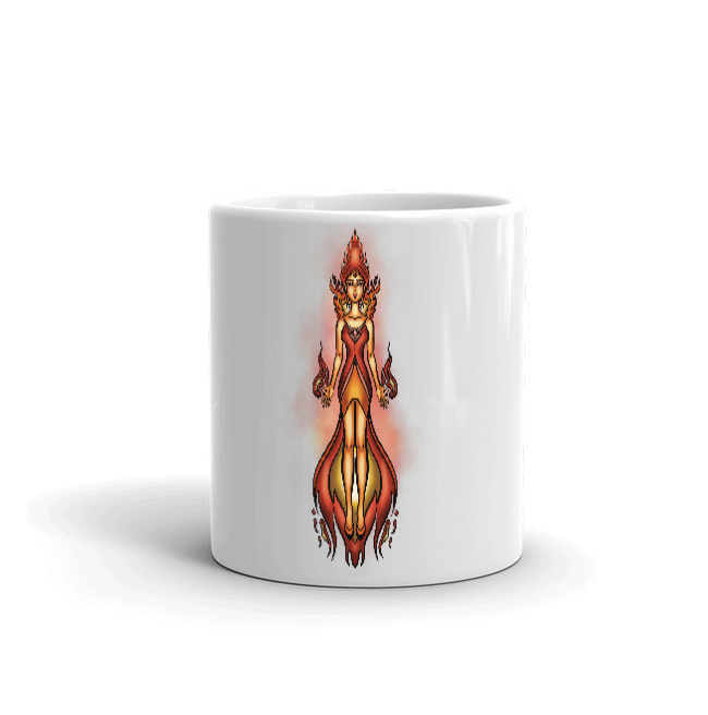 Flame princess mug