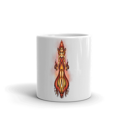 Flame princess mug