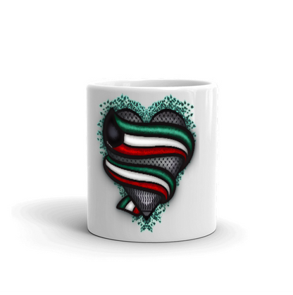 Heart in Aqsa mug