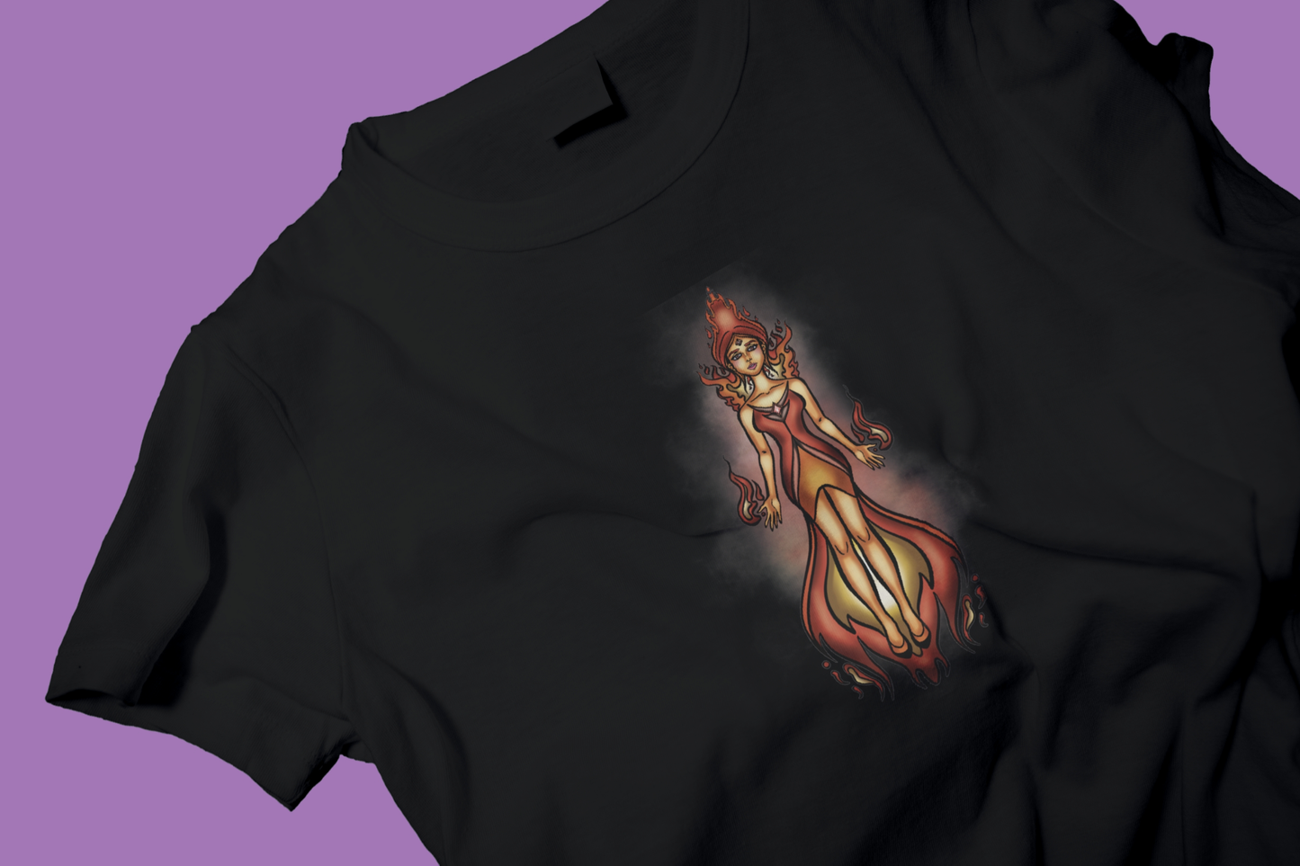 Flame princess shirt