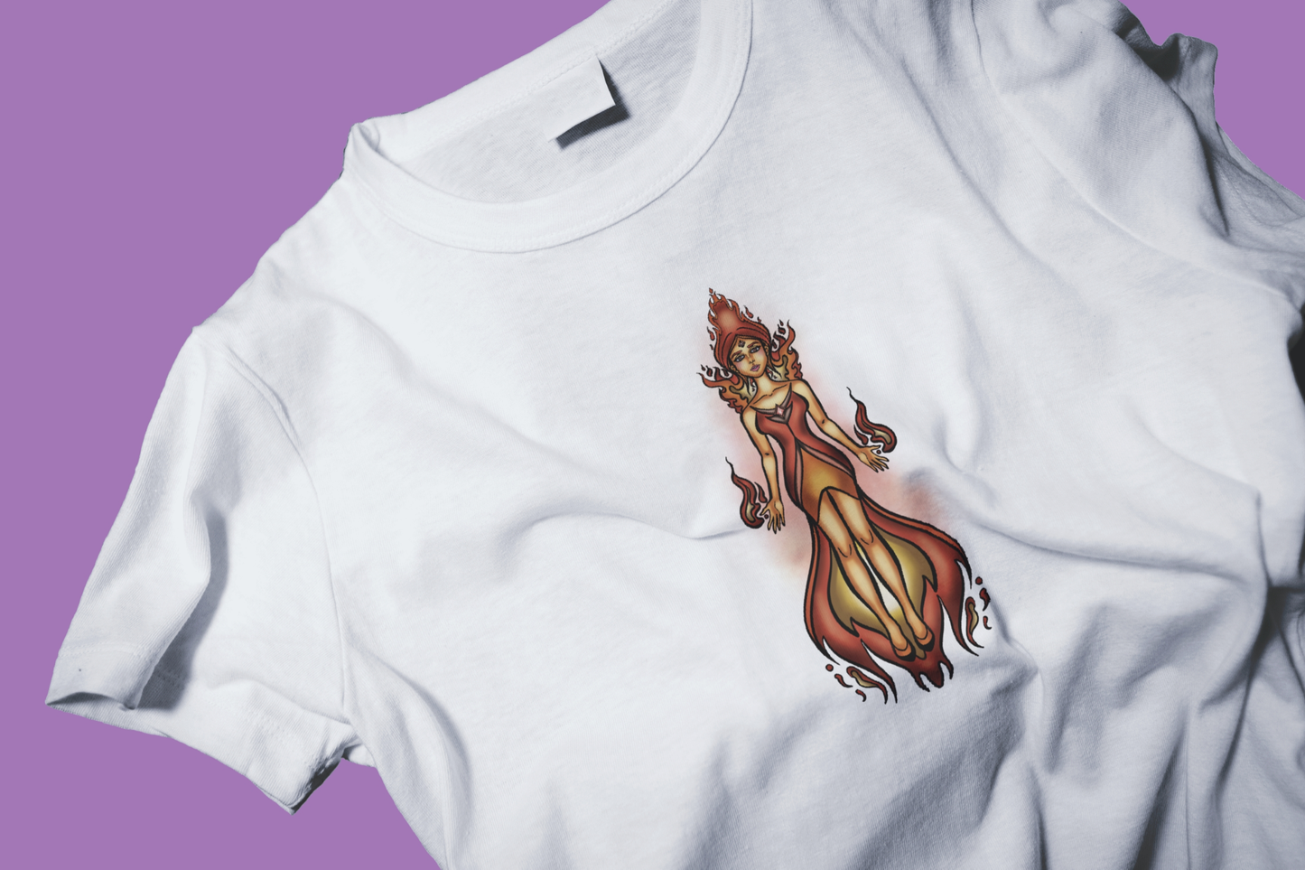 Flame princess shirt