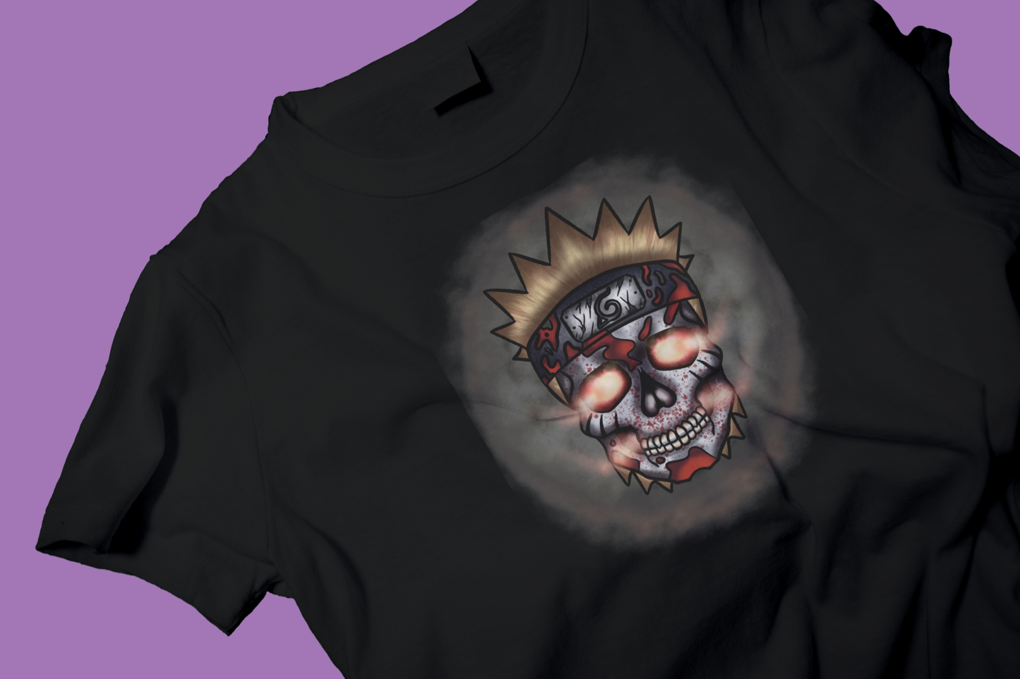 Naruto skull shirt