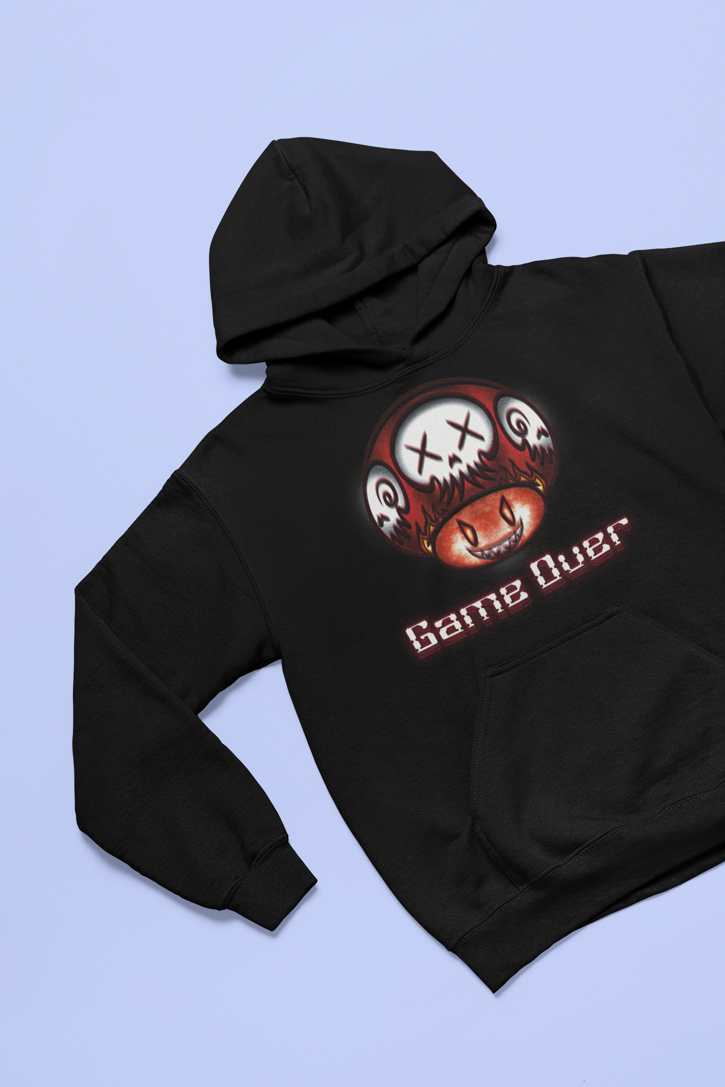 Red mushroom hoodie