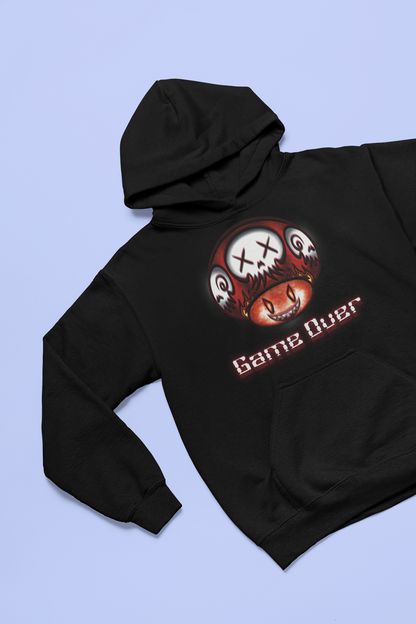 Red mushroom hoodie
