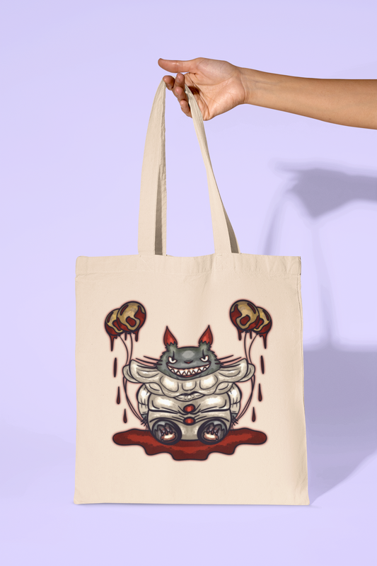 Totoro Pennywise totebag