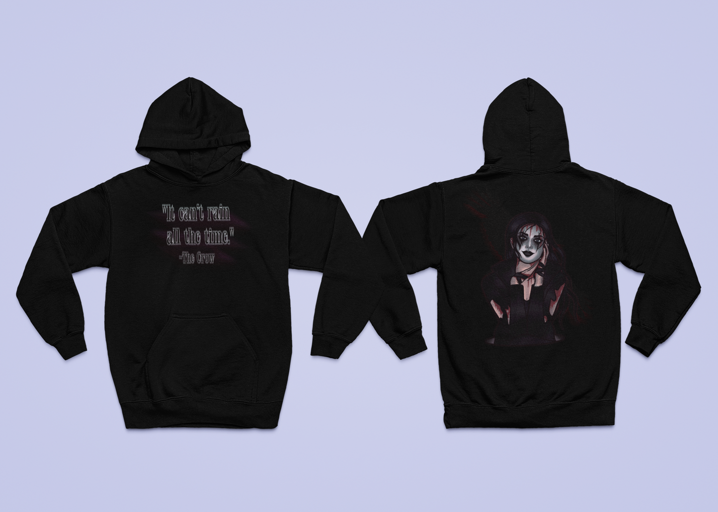 Crow girl hoodie