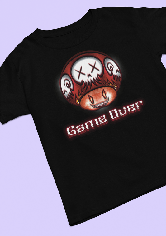 Red mushroom shirt