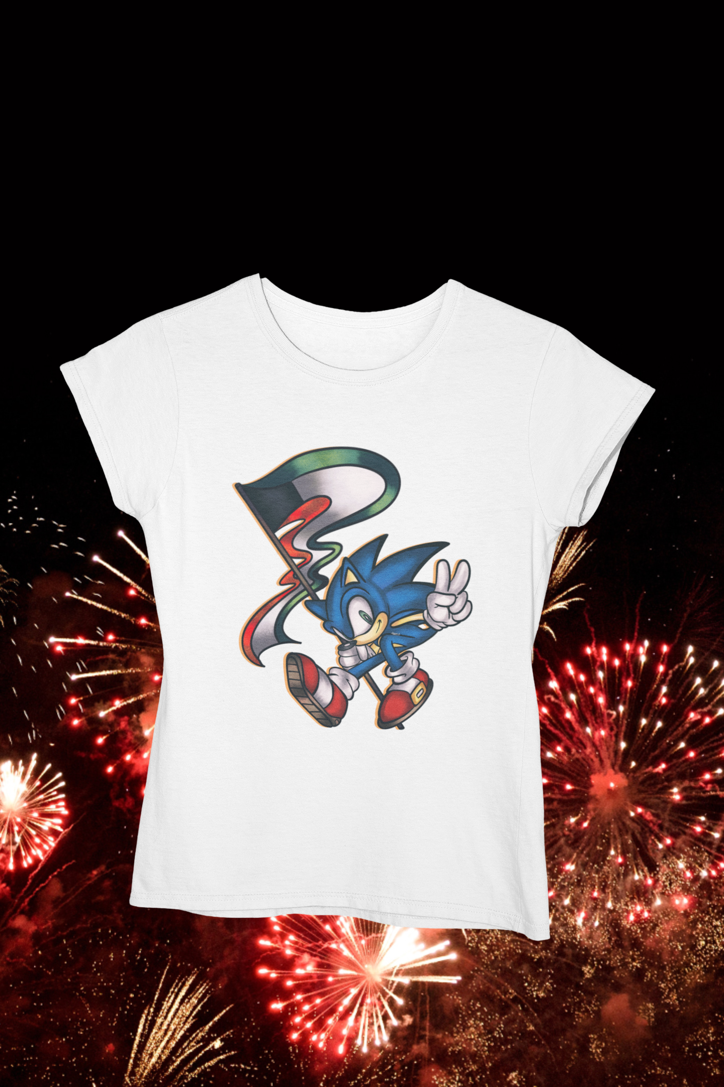 Sonic Kuwaiti themed shirt